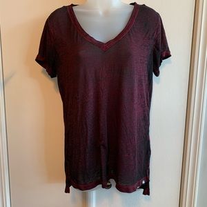 Sheer Thin Rock & Republic V-Neck Tee